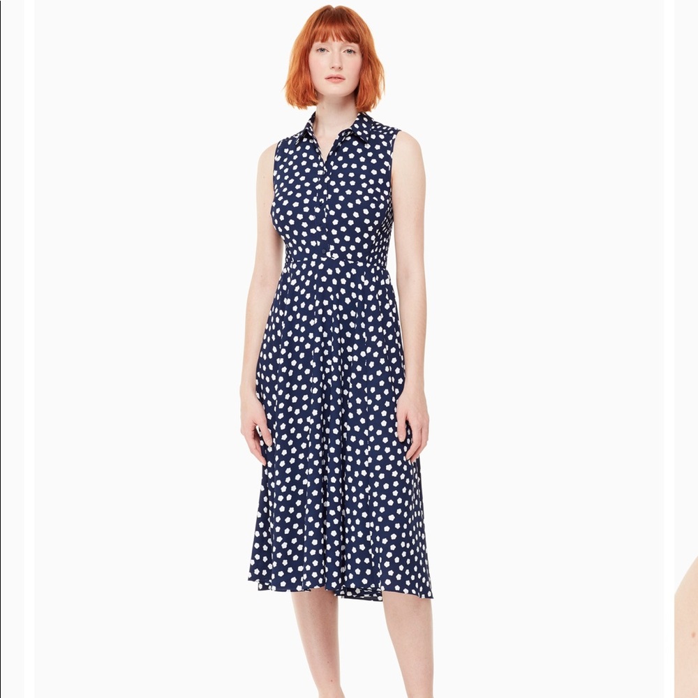 kate spade - cloud dot midi dress